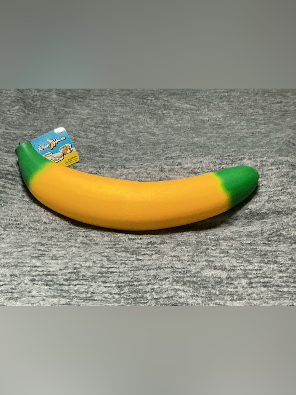 Squishy toy yellow banana-soft play fruit toy